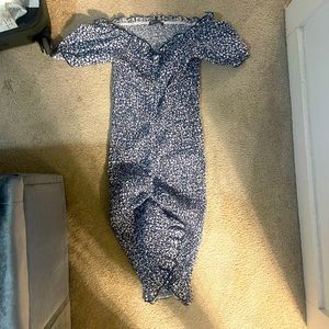 Floral off the shoulder dress